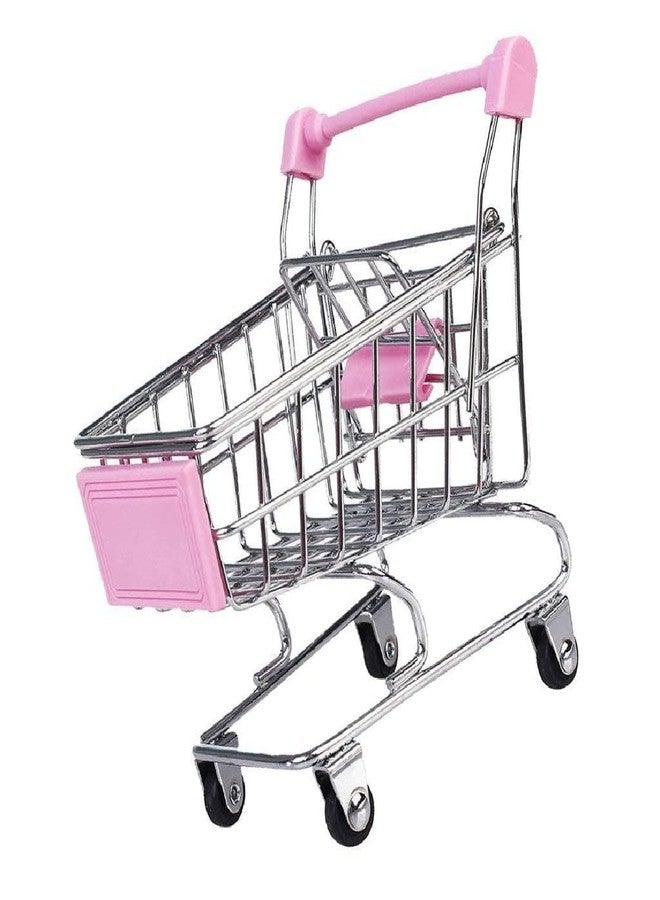 Artnery Mini Supermarket Shopping Cart Trolley Handcart Shopping Utility Cart Storage Toy Wonderful Gift and Toy for Children (Color as per Availability) - Image 4